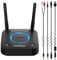 1Mii Trasmettitore Bluetooth 5.2 per TV a 2 Cuffie Bluetooth, Adattatore Audio Wireless TV con Controllo Volume, Ingresso Ottico, Coassiale, AUX, RCA, AptX Bassa Latenza, Lungo Raggio 60m