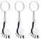Housoutil 3 Stücke Baby Füße Charms Keychain Baby Fußabdruck Keychain Auto Schlüsselanhänger Tasche Geldbörse Charme Anhänger Babyparty Party Gefälligkeiten Souvenirs Geschenke