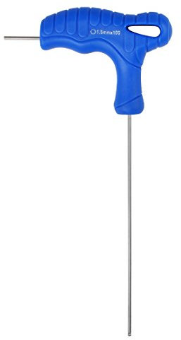 Larcele Chiave a Brugola Esagonali con Manico a T, 1pezzi Chiavi Metriche (2mm)