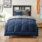 BEDSURE Bettdecke 135x200 Ganzjahresdecke Steppdecke - Bettdecke Ohne Bezug 135x200cm 300GSM - 4 Jahreszeiten Bettdecken Wende Blau/Grau, Weiche Warm Duvet Schlafdecke für Allergiker