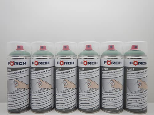 Förch 4 in 1 RAL 6011 RESEDAGRÜN GRÜN DICKSCHICHTLACK LACK SPRAY SPRAYDOSE 400ML (6)