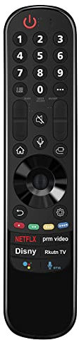 VINABTY MR22GN Replacement Voice Remote Control Compatible with LG TV models 2022 and 2021: OLED Z2/1, G2/G1, C2/C1, B2/1, A2/1; 916Q/P, 90Q/P, 87Q, 86Q, 82Q, 81Q; NANO8_6Q/P, NANO766Q/P Series
