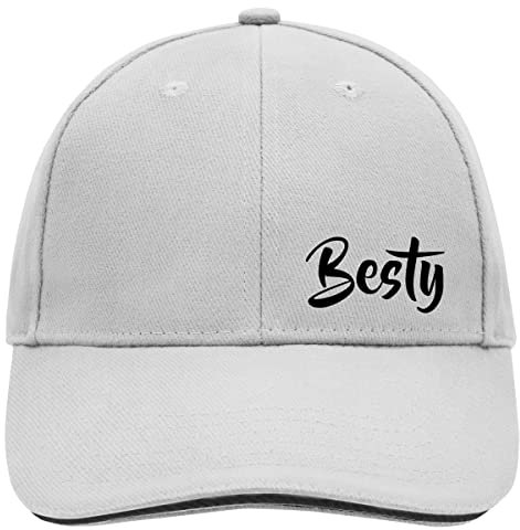 Huuraa Baseball Cap Besty Bestie Geschenk Dark Grey/White Besty Geschenkidee