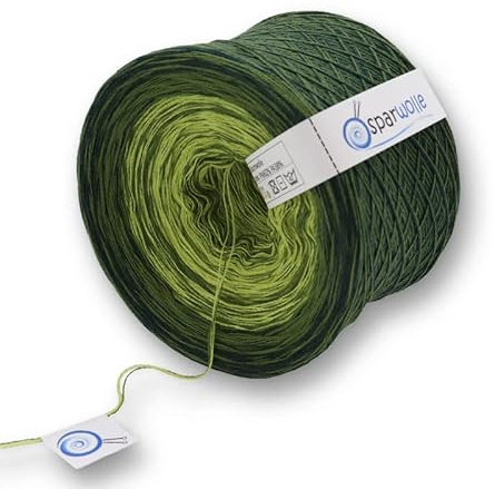 Bobbel 100% Baumwolle, Farbverlaufsgarn 235g 4-fädig 1000m zum Stricken und Häkeln, Garn, Wolle, Yarn for knitting and crocheting (CO-200009-SV)