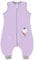 Teechodina Baby Sommer Schlafsack mit Füßen 100% reine Baumwolle 0.5 Tog Kinder Sommerschlafsack mit Beinen kleinkind Schlafanzug für Jungen und Mädchen, Lila Katze/0.5 Tog, 90cm/Baby Höhe 100-110cm