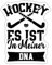 DesignsByJnk5 Sticker Unisex Hockey | Hockey Es Ist In Meiner DNA Aufkleber Feldhockey Spruch | Feld Hockey lustige Sprüche Autoaufkleber Geschenkidee Hockey