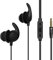 Hmusic Sleep Headphones, 30db Noise Isolation 3.5mm Wired Sleep Earphones, 2g Lightweight, Soft Silicone Flat/Thin Sleeping Earbuds for Side Sleeper, Snoring, Yoga, Relaxation, Meditation (Black)