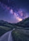 Displate - Poster aus Metall - Magnet-Montage - World Class Photos - Space Photos - Path to the Stars 45 cm x 32 cm