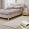 MY-RUG Teppich Shaggy Star Hochflor rechteckig Creme 300 x 80 cm - Esszimmer Teppich, Kuschelteppich, Einfarbig
