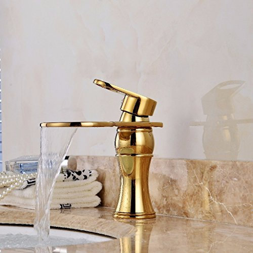 Robinet de bassin antique TONPOP, robinet de bassin en cuivre doré, robinet de jade, bassin de casserole, lavabo, robinet d'eau