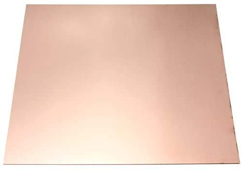 LecMy Placa de Cobre 1mm X 200mm X 200mm Hoja de Cobre, 200mm*200mm*1mm (Size : 200mm*200mm*1mm)