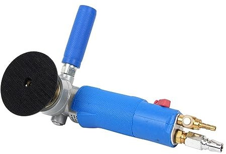 Máquinas pulidoras de muebles para automóviles Amoladora neumática de chorro de agua, pulidora de aire for suelo de piedra de Jade de mármol de 3 o 4 pulgadas, herramienta de molienda, ajuste de tres