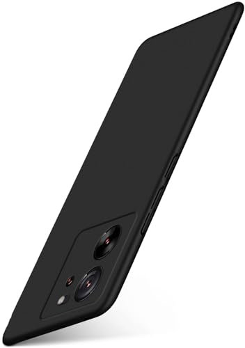 moex Alpha Case Coque de protection pour Xiaomi 13T/13T Pro - Minimaliste - Anti-chocs et légère - Coque de protection ultra fine - Ultra Air - En plastique - Noir mat