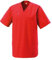 EXNER Medizinischer Schlupf-Kasack, OP-Kasack, Unisex, für Krankenpflege, Altenpflege, Farbe rot, Größe 7XL