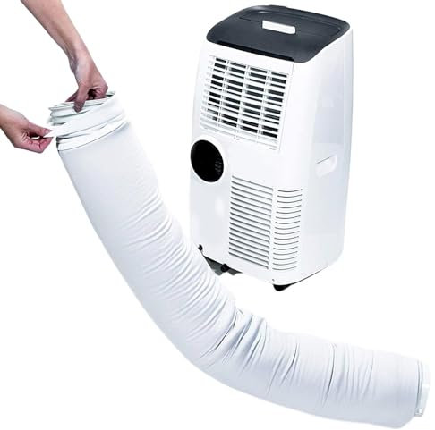 Cubierta de Manguera de Aire Acondicionado Portátil, Aire Acondicionado Tubo de Aislante Térmico, Cubierta de Manguera de CA Aislada, Funda Protección Tubos Aire Acondicionado A Prueba Polvo