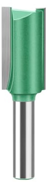 MACHSWON Straight Router Bit 8mm Shank,Double Flute Woodworking Milling Cutter Router Bits 16mm Cut Diameter 30mm Cut Length Cutting Trimming Cutter Routing Bits