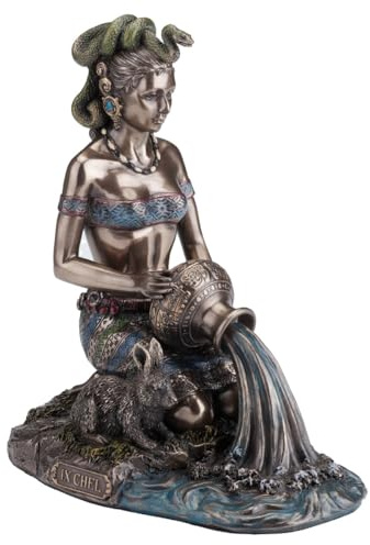 SIGNES GRIMALT Statue Ixchel, Schamanengöttin des Mondes, Beschützer der Frauen und des Regens, Höhe 16 cm