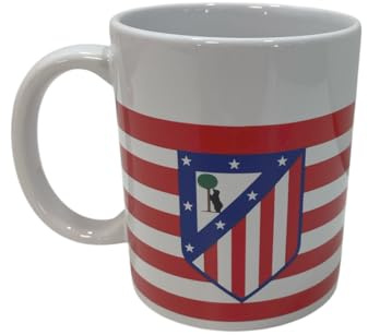 JYC CREATIVE Regalos AT. Madrid, Producto Exclusivo para Fans, Regalos Ideales para Aficionados del Fútbol, Accesorios del Atlético, (Taza 2)