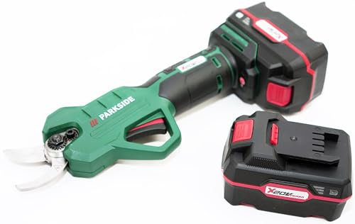 Parkside Akku Astschere 20V Astsäge PAAS 20-Li B1 Gehölzschneider im Set/Bundle (inkl. 2x4Ah Akku+Ladegerät)