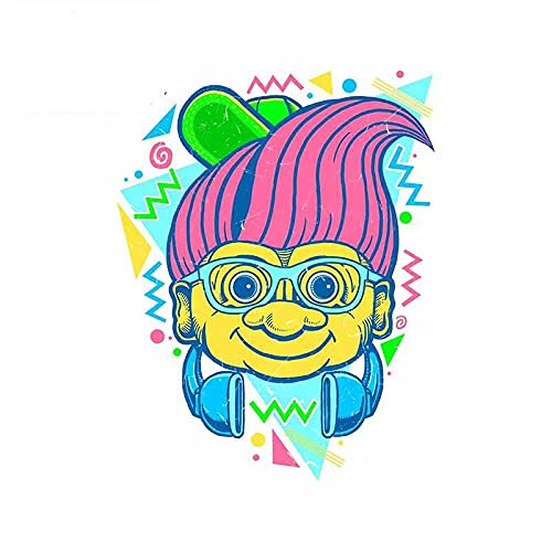 13 cm x 10 cm für Hip Troll Auto Aufkleber Vinyl Wasserdicht Anime Aufkleber Grafik Auto Styling