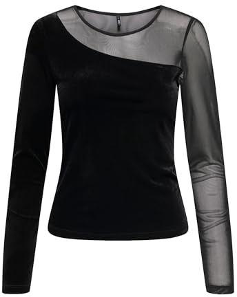 ONLY Damen Onlsmooth L/S Mesh Mix Top Box JRS Onlsmooth L/S Mesh Mix Top Box JRS (1er Pack)