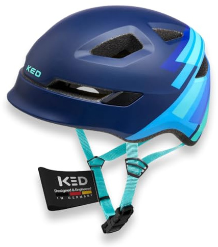 KED Pop II Lite Kinder Fahrradhelm Mit Ultraleichtem Design Und Sicherem K-FIT System – Bequemer Helm Für Schule Und Freizeit
