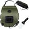 SteelMule Ducha Solar Portátil Camping 20L – Bolsa de Ducha Calefactable con Manguera y Cabezal Extraíble – Bolsa Plegable Agua para Senderismo, Playa, Acampada, Excursiones y Viajes