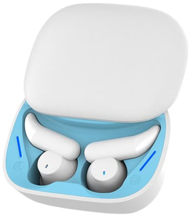 Auriculares antiruido para dormir, auriculares con funda de carga, auriculares cómodos para dormir lateral de música meditación deporte viajes llamadas