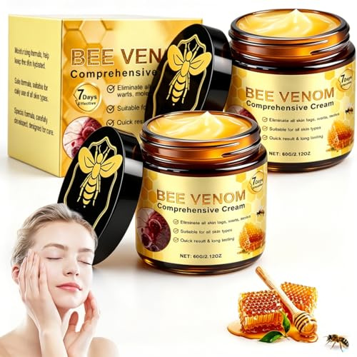 Bienengift Pro Umfassende Creme, 2 Stück Bienengift Komplettcreme, 2026 Neu Professionelle Bienengiftsalbe, Bee Venom Creme, Natürliche Inhaltsstoffe, Bienengift Hautpflegecreme, für Alle Hauttypen