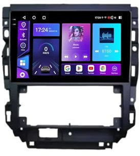 9 Android 15 Pantalla Táctil Radio 2 DIN Coche Pantalla para Volkswagen VW Golf 4 IV Jetta MK4 con Enlace Espejo/GPS/FM/BT/Ventilador de refrigeración/Reproductor Multimedia(8+256G)