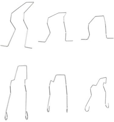 Xibao 6PCS Clip de Resorte de Retención de Bombilla de Coche,Clip de Resorte de Retención para Faros Delanteros,Hebilla De Bombilla Retenedor,Adecuado para la Mayoría de la Bombilla H1,H3 H4,H7