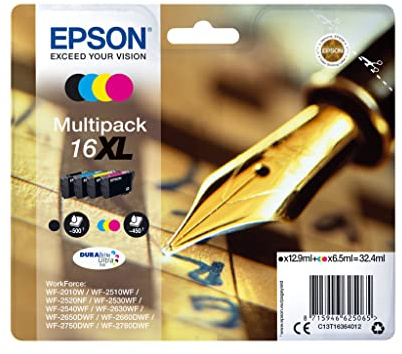 C13T16364012 - Ink CARTR DURABRITE Ultra MULP Multipack 16XL DURABrite Ultra Ink