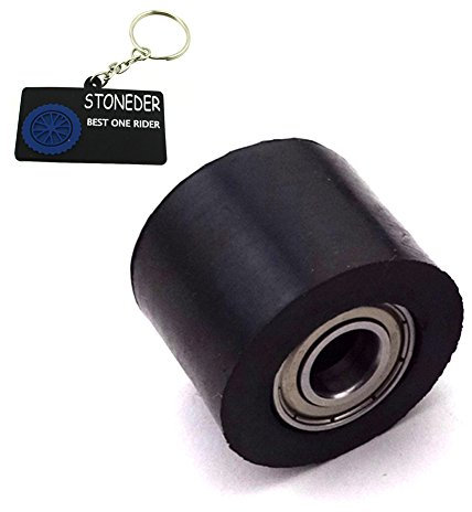 STONEDER Galet tendeur de chaîne en Caoutchouc Noir 8 mm pour Moteur Chinois Pit Trail Dirt Bike Motocross Moto