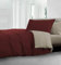 HomeLife Winterdecke Doppelbett 250x250 - Extra Warme Bettdecke Winter - Weiche Winterbettdecke aus 100% Polyester - Steppdecke für Allergiker - Waschmachinenfeste Schlafdecke - Bordeauxrot/Beige