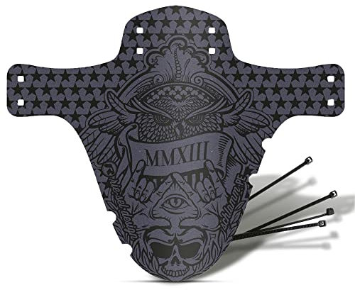 Riesel Design 1x Mudguard - Schlamm:PE - MTB Schutzblech inkl. Kabelbinder/Stylisches Fahrrad Schutzblech & modernes Mountainbike Schutzblech für Jede Fahrradgröße