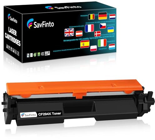 SavFinto 94X Toner Ersatz für HP CF294X CF294A 94A Tonerkartusche Kompatibel für HP Laserjet Pro M118dw MFP M148dw M148fdw M149fdw (1 Schwarz)