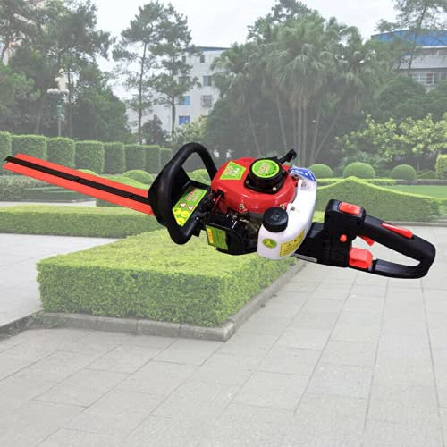Taille-haie à essence - Vitesse 9000 tr/min - Pour taille-haies - 1,25 CV - Avec la poignée rotative à 180 ° - Peut être utilisé dans le jardin