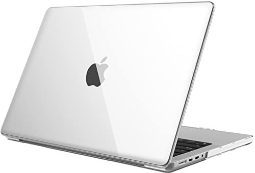 FINTIE Case for Macbook Pro 14 inch (2024-2021) M4/M3/M2/M1, Protective Snap-On Hard Shell Cover Fit Macbook Pro 14 Liquid Retina Display & Touch ID, Crystal Clear