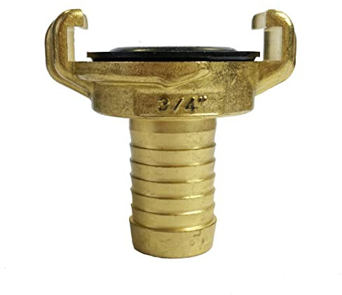 Solid Brass Hose Claw Fittings for use to Connect 3/4 Hose,Used by professionall Gardeners,Landscapers and Nursery Workers (3/4 hosetail)