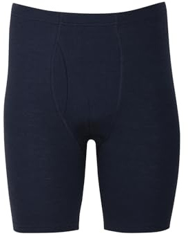 Dilling Lange Boxershorts aus natürlicher Merinowolle für Herren - Navy XL