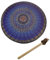 1PC Shamans Drum, Vegan Shaman Alchemical Moon Drum with Drum Stick, Percussion Frame Drum, Handmade Bass Therapy Tool Sound Healing Tool Symbol Shamanic Drums, Blue