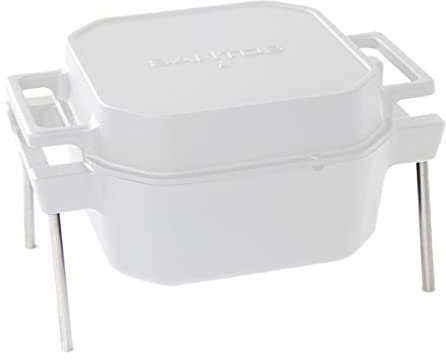 SANTOS Square Dutch Oven Edelstahl Füße - 13cm lange Füße - perfekt zum DOpfen über Holzkohle, Briketts & auf offenem Feuer - einfache Montage - 4 Stk