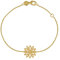 LES POULETTES BIJOUX - Bracelet Plaqué Or Fleur de Nénuphar
