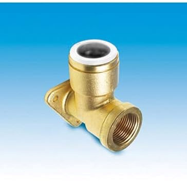 John Guest Speedfit Brass Back Plate Elbow 15mm X 1/2 15Wb2