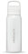 LifeStraw Go Series — Insulated Stainless Steel Water Filter Bottle for Travel and Everyday Use Removes Bacteria, Parasites and Microplastics, Improves Taste, 24oz Polar White