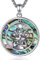 EUDORA Harmony Ball Hekate Dreifache Mondgöttin Mondstein Kette für Damen Sterling Silber 925, Wicca Halskette Amulett Anhänger Witcher Heidnischer Schmuck Esoterik Geschenk für Frauen Mutter, 51cm