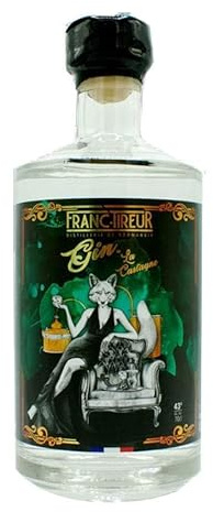 Gin La castagne Franc-Tireur - Bouteille de 70cl à 43% - Produits-Normandie