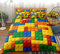 GIENDI Bettwäsche 135x200 3teilig Bettbezug - Bausteine Bettwäsche Sets/Kinderbettwäsche mit Reißverschluss, Bunte Spielzeugbausteine Mikrofaser Bettbezug 135x200cm + 2 Kissenbezug 80x80cm