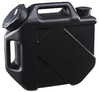 yuwqqoajv Seau De Camping Multifonctionnel - Stockage d'eau Portable Et Durable PP Bidon d'eau Potable Accessoires De Camping, Noir