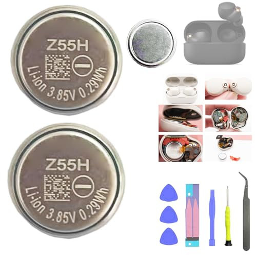 Aousavo Lot de 2 Batteries de Rechange Z55H compatibles avec WF-1000XM4 WF1000XM4 WF-SP900 Série Z55H Batteries